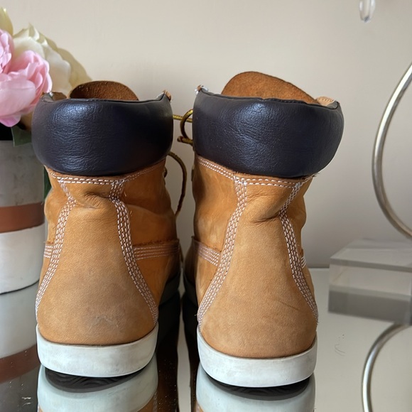TIMBERLAND Cognac Lace Up Boots - Picture 12 of 14
